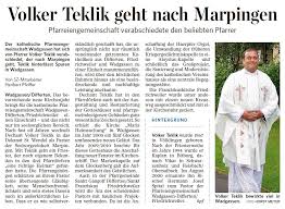 Kath. Pfarrgemeinde Maria Heimsuchung Wadgassen - Pastor Volker Teklik