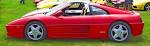 Ferrari 348 GTS - Red - Side