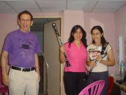 Richard Lesser with 2 Students - lesser-2students