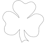 Free SHAMROCK Digital Stamp - Free Digital Stamp for Saint ...