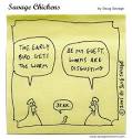 Early Bird Cartoon | Savage Chickens - Cartoons on Sticky Notes by ...