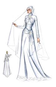 Desain Baju Pengantin Muslim