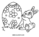 Rabbit coloring page