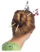 how to tie hair with chopsticks