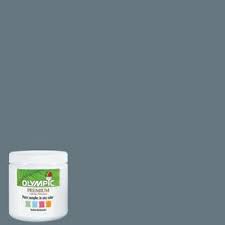 Shop Olympic 8 oz Sheffield Gray Interior Satin Paint Sample at Lowes. - 715195091312lg