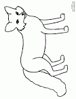Fox coloring page