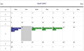 Event Calendar [ ASP.NET 2.0 / C# ] - CodeProject - CalendarWithEventInColor