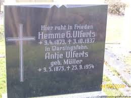 Grab von Antje Ulferts (geb. Müller) (09.05.1875-25.09.1954 ...