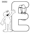 Elmo coloring page