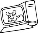 Computer coloring page