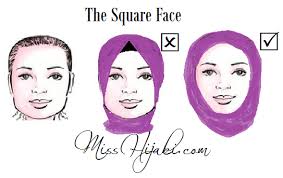 TIPS MEMILIH HIJAB SESUAI BENTUK WAJAH.