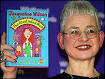 Jacqueline Wilson with one of