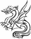 Dragon coloring page