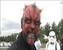 Darth Maul was one of many characters at the event to keep the fans ...