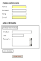 Order form | FormLogix | Manual.