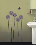 REUSABLE WALL STENCIL Allium Twins Sturdy by CuttingEdgeStencils