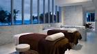 What is the waiting area like at Lapis The Spa at Fontainebleau