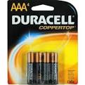 Duracell AAA Batteries - Steel Trunks, Cedar Trunks, Camp Supplies ...