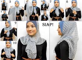 cara berhijab: cara berhijab terbaru