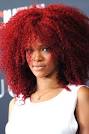 red hair color and shiny