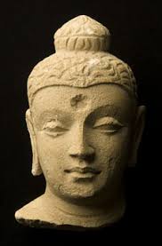 testa di Buddha del Gandhara