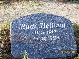 Grab von Rudi Hellwig (02.05.1913-13.08.1998), Friedhof Sandhorst