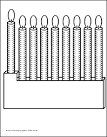 Hanukkah coloring page
