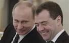 Vladimir Putin 'does not have serious injury', says Dmitry Medvedev - putinMedvedev_2398682b