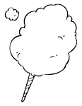 Candy coloring page