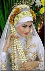 Model Model Jilbab Pengantin - Kreasi Model jilbab akad nikah