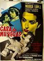 Casa de Munecas poster (1953) - (Marga Lopez) Mexican one-sheet F,NM #$90 - 45
