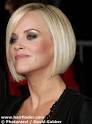 Hair cut in a bob to soften a strong jaw line