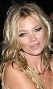Kate Moss in a gold dress,