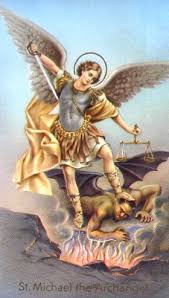 Archangel Michael (Saint Michael Archangel, Angel Michael), Like ... - archangel-michael-holy-card