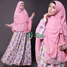 jual baju muslim online murah modern princes syar'i be glow