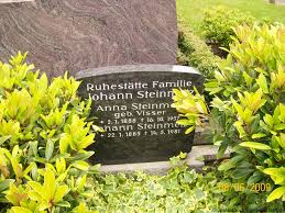 Grab von Johann Steinmetz (22.01.1885-14.05.1981), Friedhof Etzel