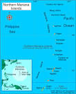 Map of Northern Mariana