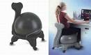 New Spin on Office Furniture: Gym-Ball Chair