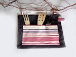 kitchen organizer gift pink to violet stripes by lalunadianna