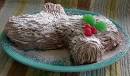 Peppermint Icebox YULE LOG Cake @Craftzine.com blog