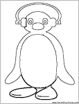 Pingu coloring page