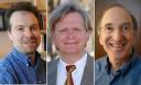 From left to right, Adam Riess, Brian Schmidt and Saul Perlmutter, ... - Nobel-prize-winning-profe-004