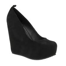 All black wedges heels Photo - 1 | Women shoes online