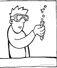 Science coloring page