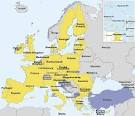 Cartina politica dell&39;Europa. Stati d&39;