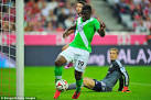 JUNIOR MALANDA produces horror miss during Wolfsburgs defeat to.