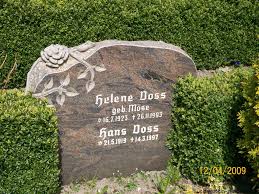 Grab von Helene Voss (geb. Möse) (16.07.1923-26.11.1993), Friedhof ...
