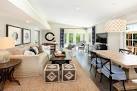 Coastal Family Renovation - beach style - living room - orange ...