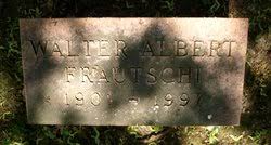 Walter Frautschi (1901 - 1997) - Find A Grave Memorial - 86427224_133755266176