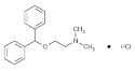 Diphenhydramine Hydrochloride, chemical structure, molecular ...